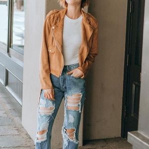 Homecoming tan suede jacket